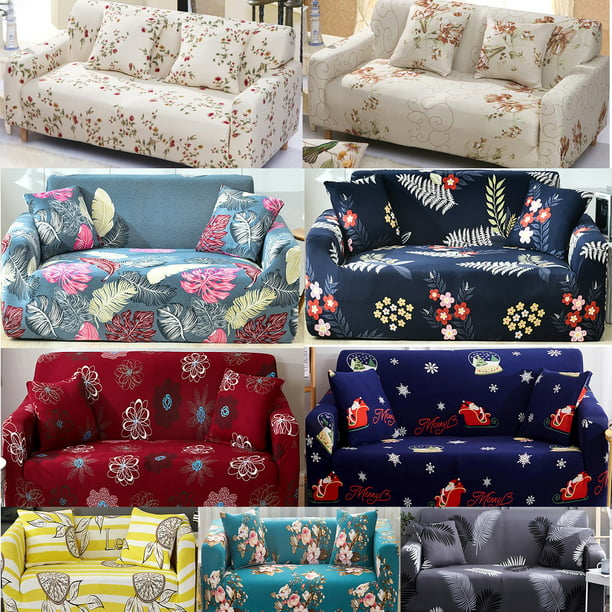 1/2/3/4 Seat Sofa Couch Cover Sectional Stretch Elastic Fabric L Shape Slipcover